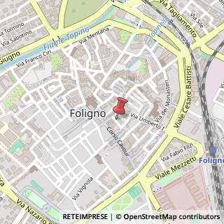 Mappa Via Roncalli, 13/15/17, 06034 Foligno, Perugia (Umbria)