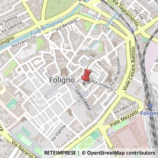 Mappa Via Roncalli, 19, 06034 Foligno, Perugia (Umbria)