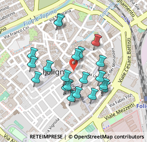 Mappa Via Caponi, 06034 Foligno PG, Italia (0.2095)