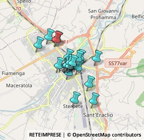 Mappa Via Giustiniano Pagliarini, 06034 Foligno PG, Italia (0.9945)