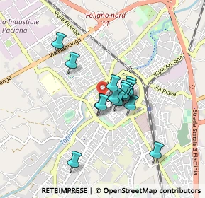 Mappa Piazza XX Settembre, 06034 Foligno PG, Italia (0.6125)