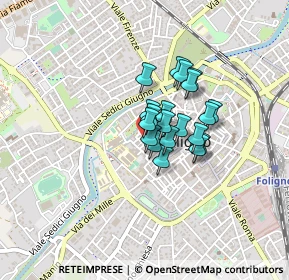 Mappa Piazza XX Settembre, 06034 Foligno PG, Italia (0.258)