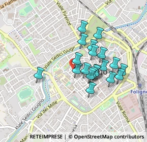 Mappa Piazza XX Settembre, 06034 Foligno PG, Italia (0.3685)