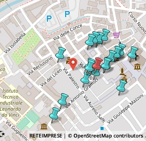 Mappa Via Maurizio Quadrio, 06034 Foligno PG, Italia (0.116)