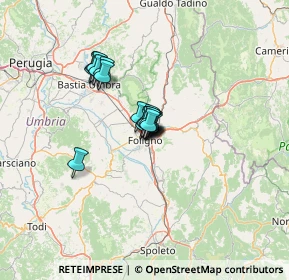 Mappa Via Maurizio Quadrio, 06034 Foligno PG, Italia (7.34176)