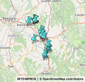 Mappa Via Maurizio Quadrio, 06034 Foligno PG, Italia (9.01059)