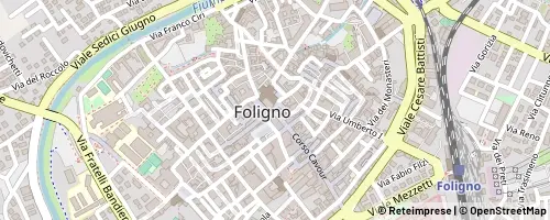 Mappa Foligno