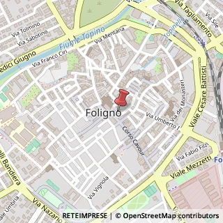 Mappa Via della Zecca, 15, 06034 Foligno, Perugia (Umbria)