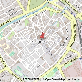 Mappa Largo Giosuè Carducci, 22, 06034 Foligno, Perugia (Umbria)