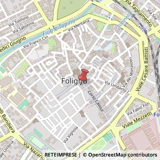 Mappa Largo Giosuè Carducci, 9, 06034 Foligno, Perugia (Umbria)