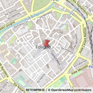 Mappa Piazza della Repubblica, 4, 06034 Foligno, Perugia (Umbria)