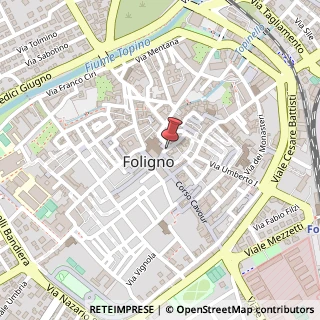 Mappa Piazza Don Michele Faloci Pulignani, 9, 06034 Foligno, Perugia (Umbria)