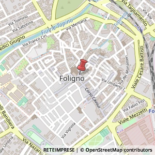 Mappa Via della Zecca, 30, 06034 Foligno, Perugia (Umbria)