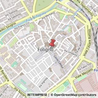 Mappa Via della Zecca, 9, 06034 Foligno, Perugia (Umbria)