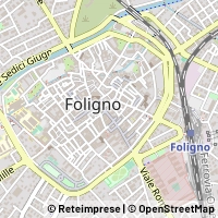 Mapa Foligno