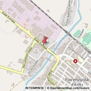 Mappa Via Europa,  9, 29017 Fiorenzuola d'Arda, Piacenza (Emilia Romagna)