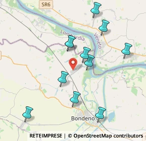 Mappa Via Nicolò Copernico, 44012 Bondeno FE, Italia (3.94455)