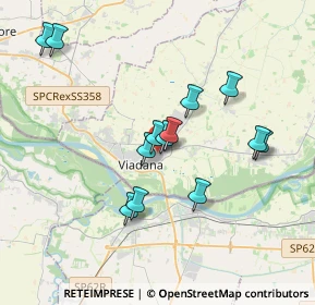 Mappa Via Delfini Pietro, 46019 Viadana MN, Italia (3.35692)