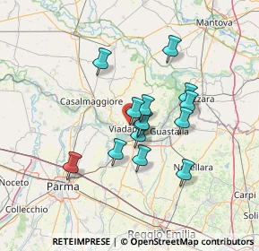 Mappa Via Delfini Pietro, 46019 Viadana MN, Italia (10.59357)