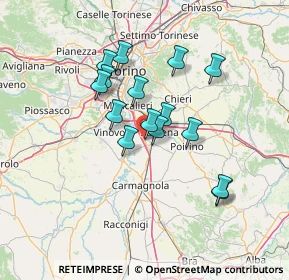 Mappa Via Don Eugenio Bruno, 10029 Villastellone TO, Italia (11.37267)