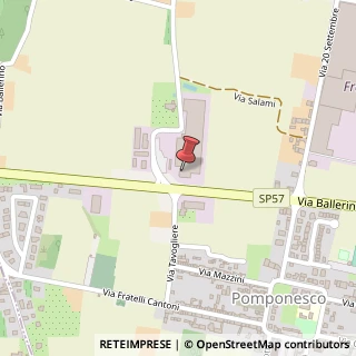 Mappa Via Tavogliere, 6B, 46030 Pomponesco, Mantova (Lombardia)