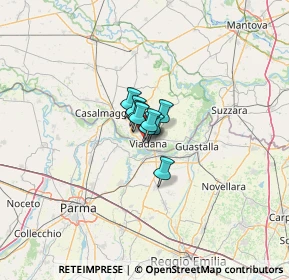 Mappa Via Villa Santa Maria, 46019 Viadana MN, Italia (15.40833)