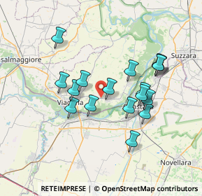 Mappa Via San't Antonio, 46030 Pomponesco MN, Italia (6.40471)