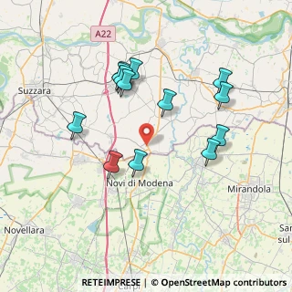 Mappa Via XX Settembre, 46024 Moglia MN, Italia (7.19923)