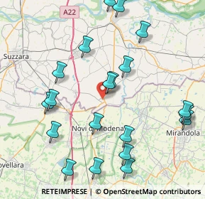 Mappa Piazza Martini A., 46024 Moglia MN, Italia (9.331)