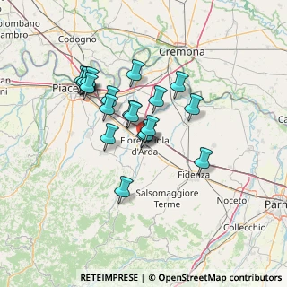 Mappa 29017 Piacenza PC, Italia (11.7715)