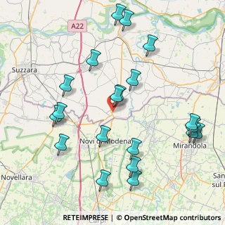 Mappa Viale Pompeo Coppini, 46024 Moglia MN, Italia (9.2815)