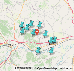 Mappa 14030 Refrancore AT, Italia (5.9425)