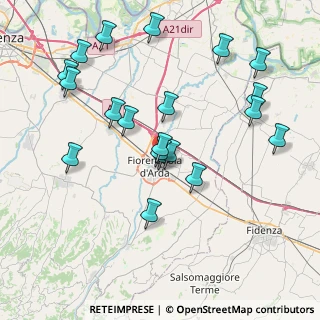 Mappa Localita' Case Draghi, 29013 Carpaneto piacentino PC, Italia (8.2505)