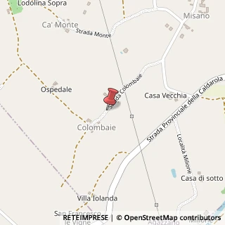 Mappa Strada Colombaie, 6, 29010 Agazzano, Piacenza (Emilia Romagna)