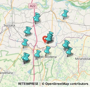 Mappa Via Giuseppe Verdi, 46024 Moglia MN, Italia (6.787)