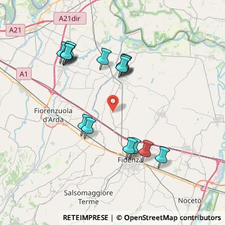 Mappa Strada Fossa Inferiore, 43036 Fidenza PR, Italia (8.08813)