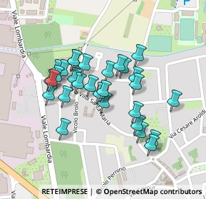 Mappa Via San Maria Villa, 46019 Viadana MN, Italia (0.18276)