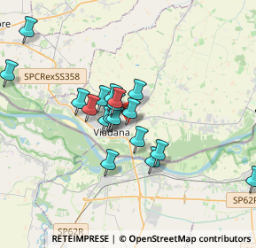 Mappa Via Carrobbio, 46019 Viadana MN, Italia (3.458)