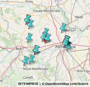 Mappa Sp 77 Fubine -Felizzano, 15044 Quargnento AL, Italia (12.83722)