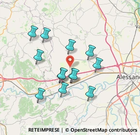 Mappa Strada Cascine, 15044 Quargnento AL, Italia (6.28077)