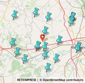 Mappa Sp 77 Fubine -Felizzano, 15044 Quargnento AL, Italia (9.312)