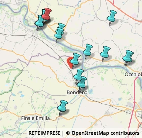 Mappa Via N, 44012 Bondeno FE, Italia (8.8575)