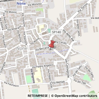Mappa Via Beccaria, 34, 10060 None, Torino (Piemonte)