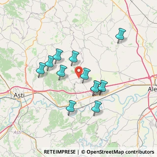 Mappa Borgata Calcini, 14030 Refrancore AT, Italia (6.35083)