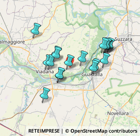 Mappa 46030 Pomponesco MN, Italia (6.07889)