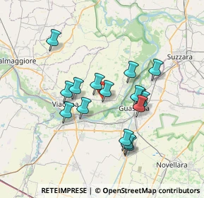 Mappa 46030 Pomponesco MN, Italia (6.08)