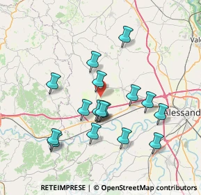 Mappa Cascina Belvedere, 15044 Quargnento AL, Italia (6.79059)