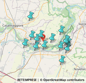 Mappa Vicolo Valoria, 46019 Viadana MN, Italia (6.29533)