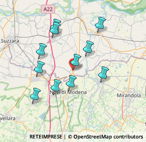 Mappa Via Tiziano, 46024 Moglia MN, Italia (6.84182)