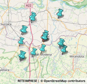 Mappa Via Tiziano, 46024 Moglia MN, Italia (6.759)